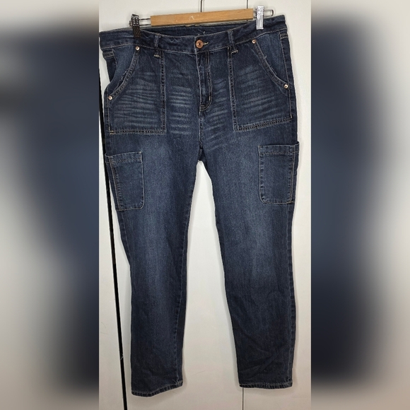 Natural Reflections Cargo Jeans - Picture 1 of 8
